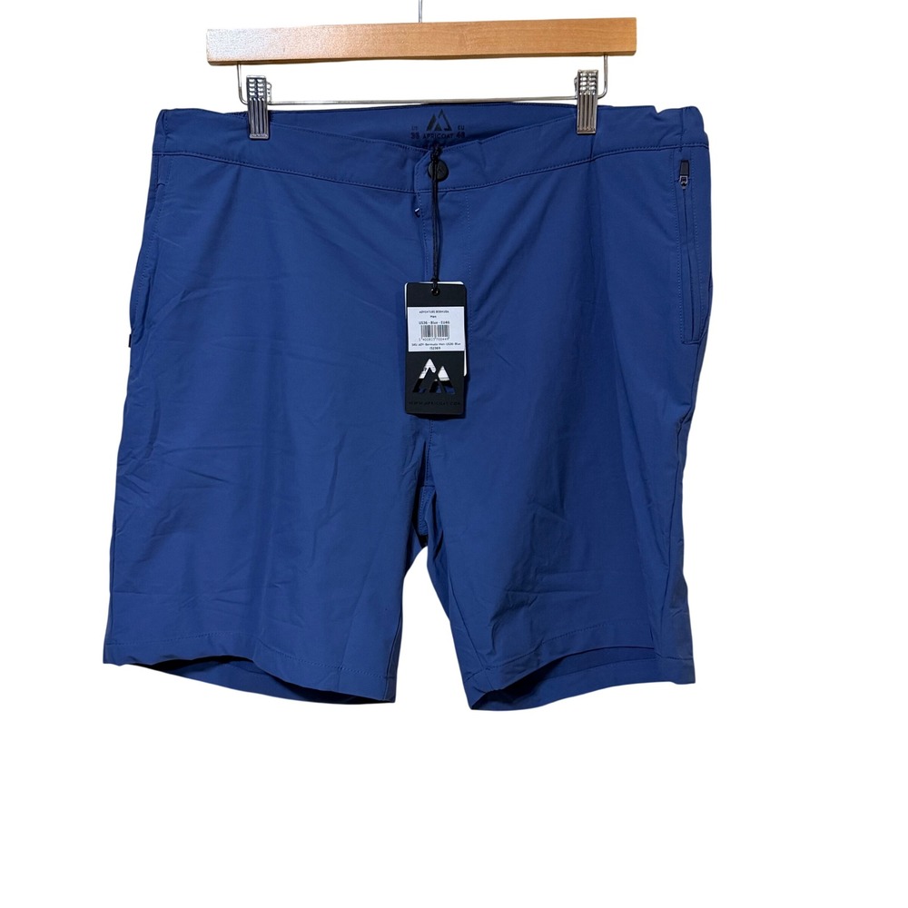 Apricoat Adventure Bermuda Shorts Mens 36 Blue Hiking Outdoor Technical Stretch